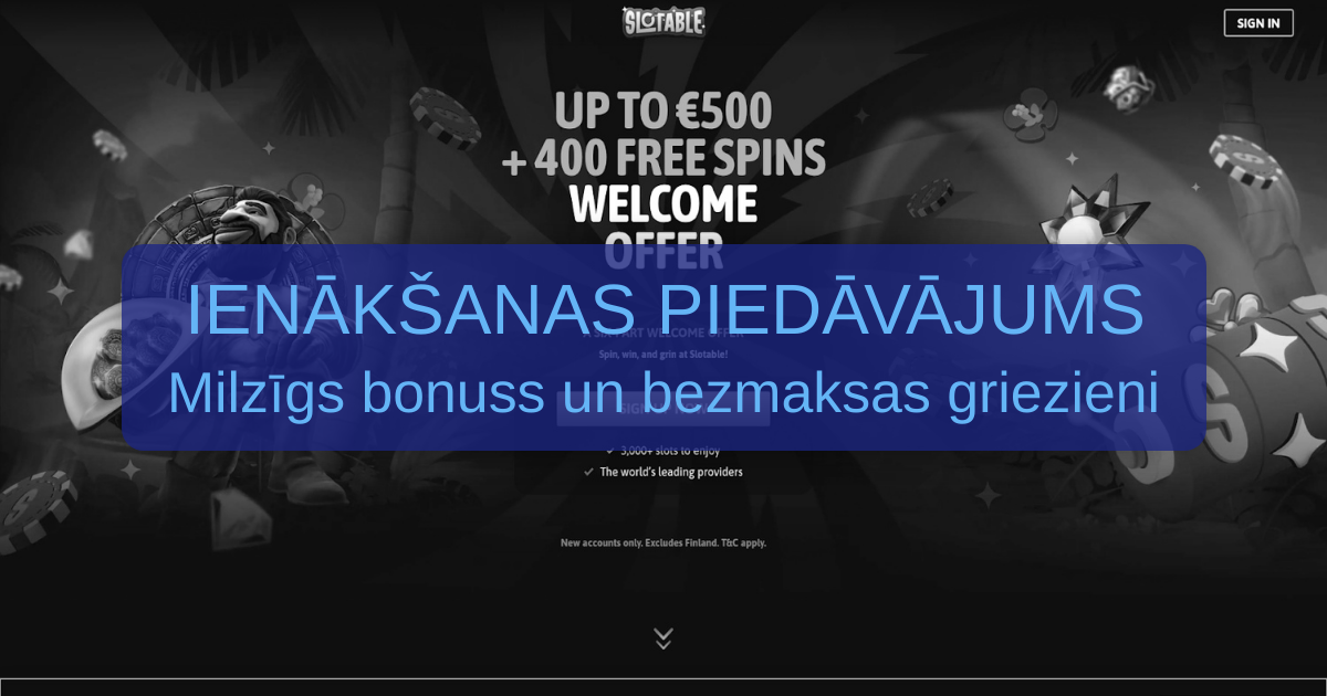 Slotable Casino Latvija