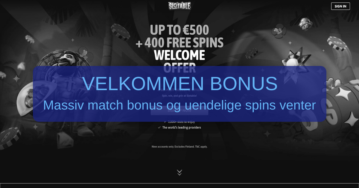 Slotable Casino Danmark