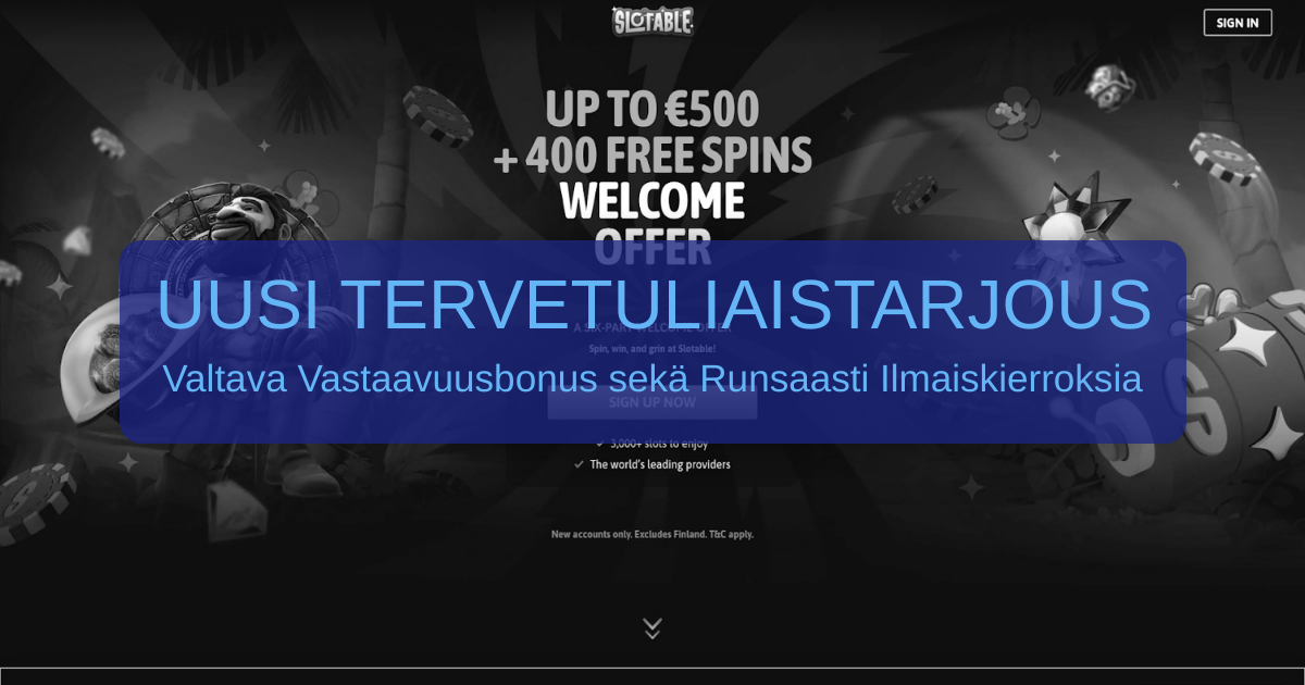 Slotable Casino Suomi